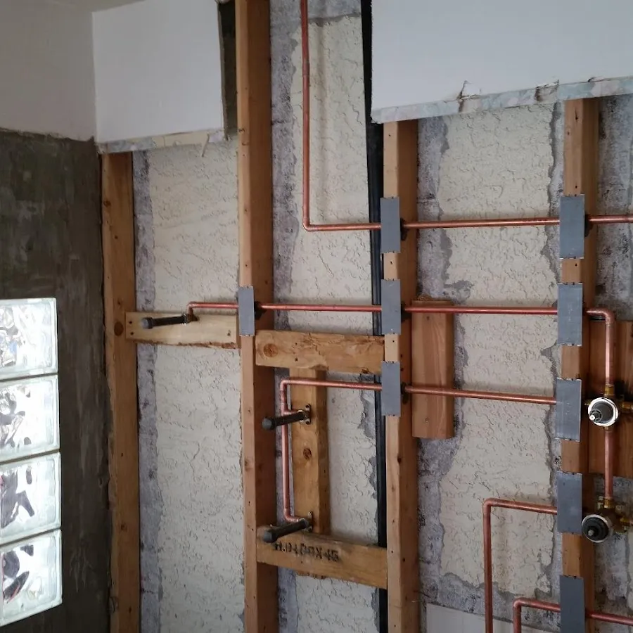 Copper pipe installation for Repiping in Silvis